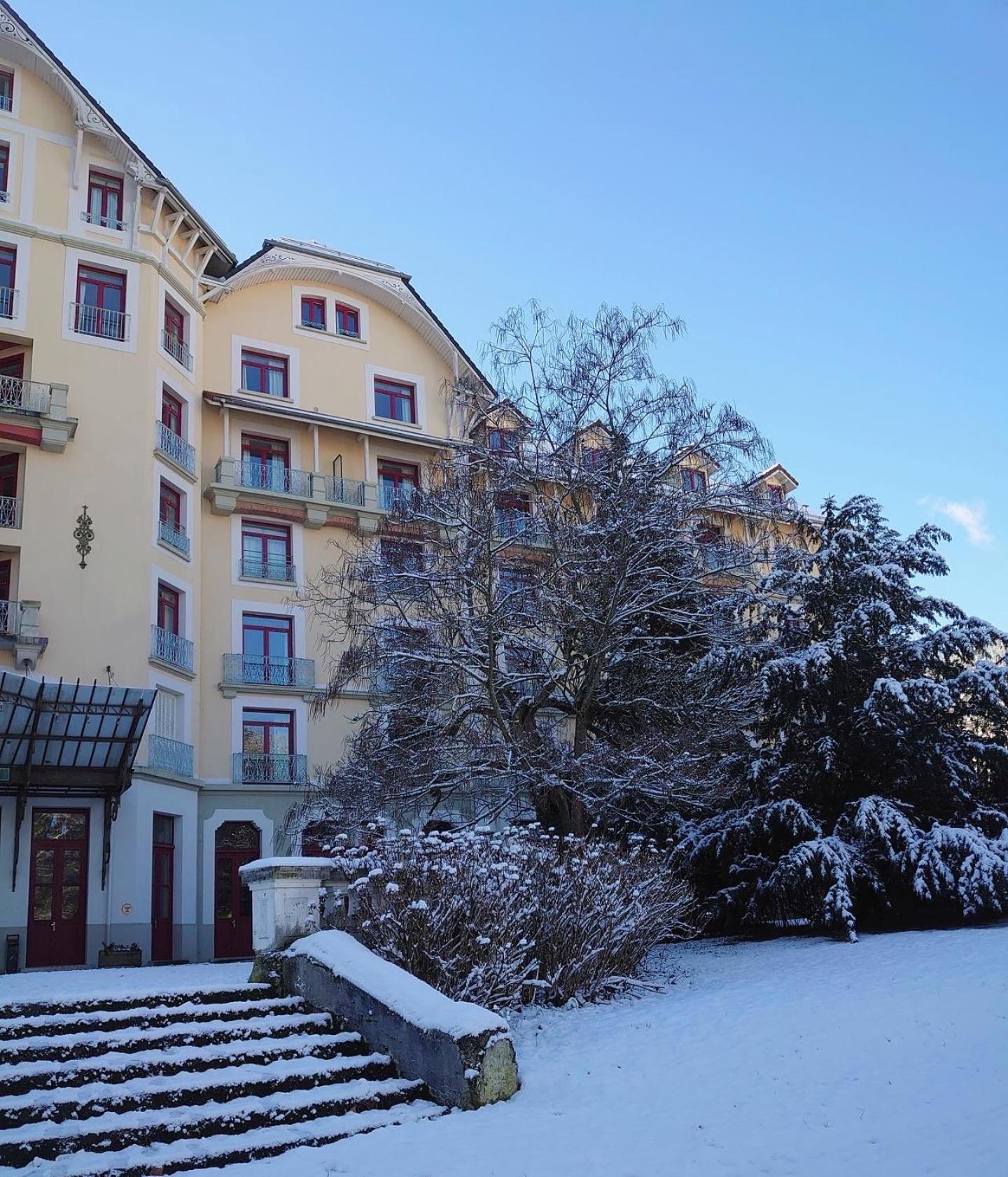 Terres De France - Appart'Hotel Le Splendid Allevard Bagian luar foto