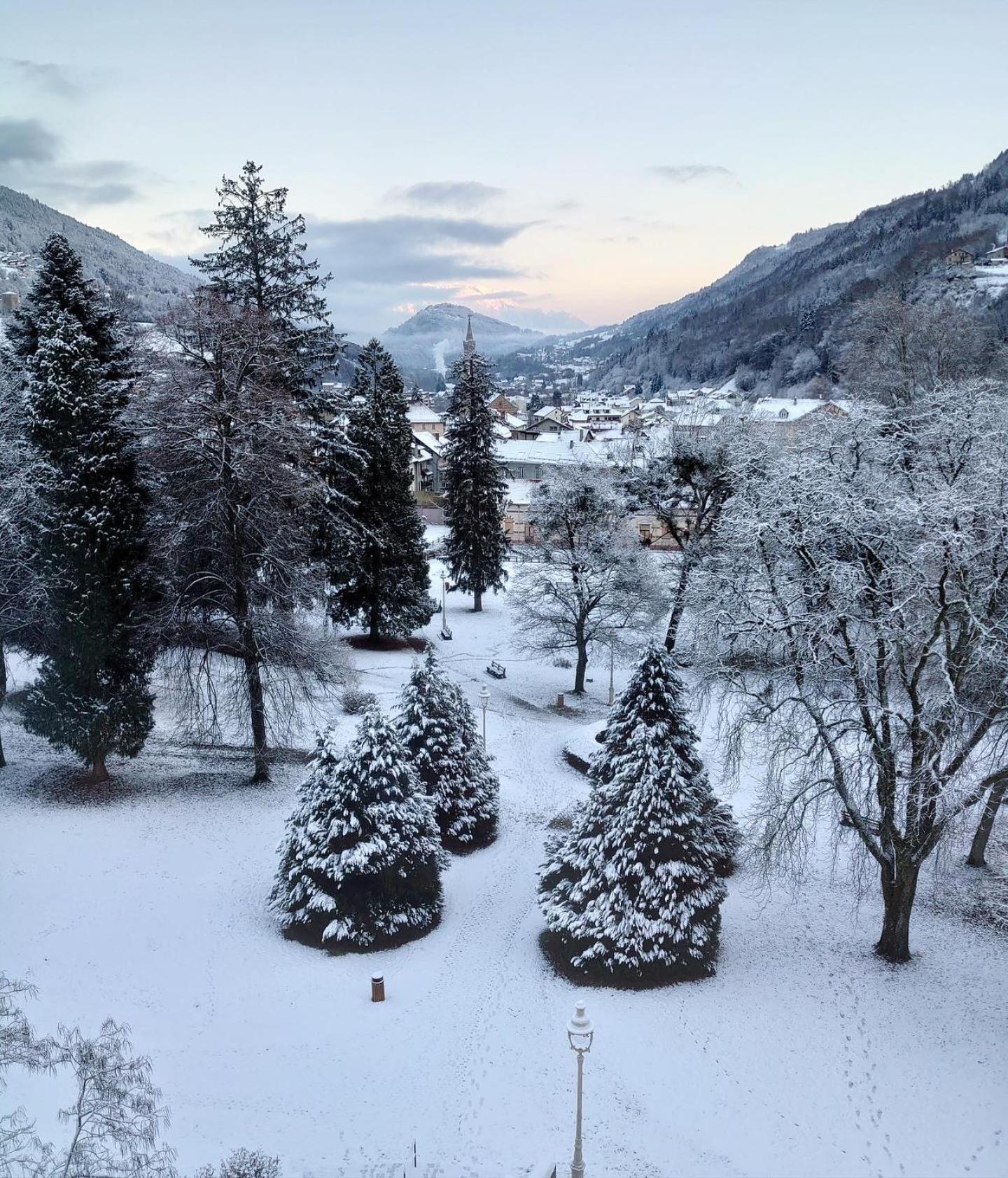 Terres De France - Appart'Hotel Le Splendid Allevard Bagian luar foto